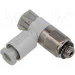 Дроссель с обратным клапаном М5х0.8 AS1201F-M504A